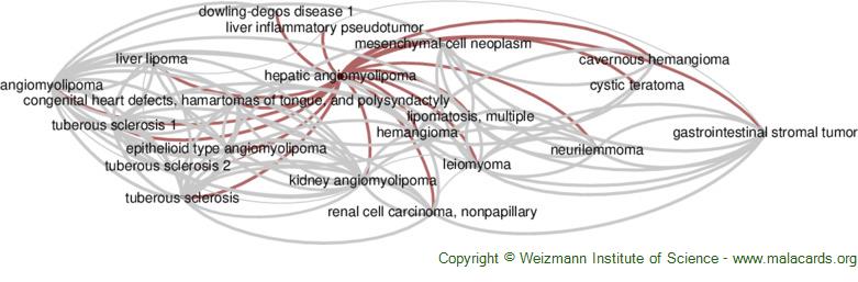Diseases related to Hepatic Angiomyolipoma
