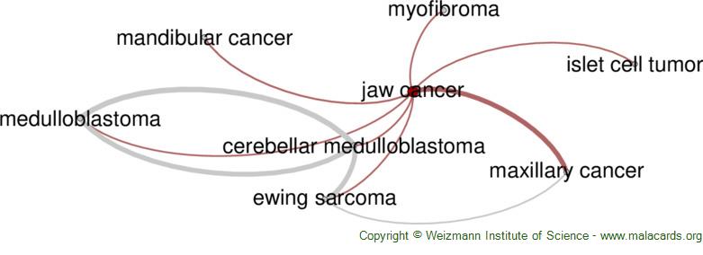 Diseases related to Jaw Cancer