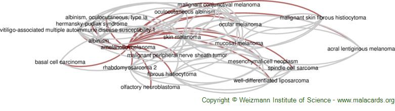 Diseases related to Amelanotic Melanoma