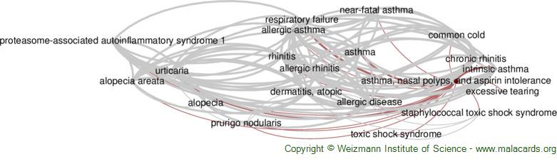 Diseases related to Asthma, Nasal Polyps, and Aspirin Intolerance