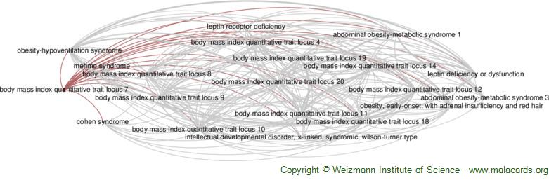Diseases related to Body Mass Index Quantitative Trait Locus 7
