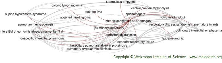 Diseases related to Chronic Congestive Splenomegaly