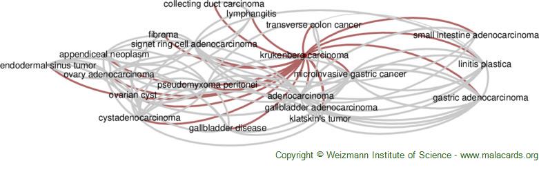 Diseases related to Krukenberg Carcinoma