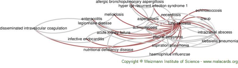Diseases related to Lung Abscess