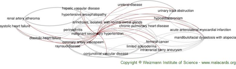 Diseases related to Malignant Secondary Hypertension