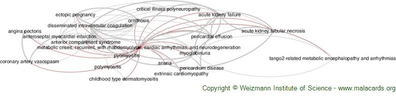 Diseases related to Metabolic Crises, Recurrent, with Rhabdomyolysis, Cardiac Arrhythmias, and Neurodegeneration