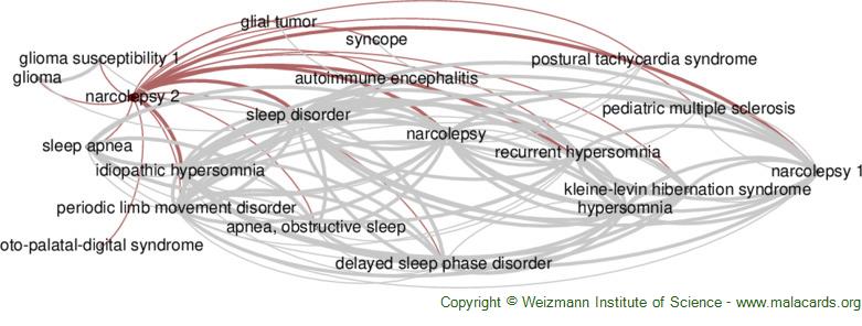 Diseases related to Narcolepsy 2