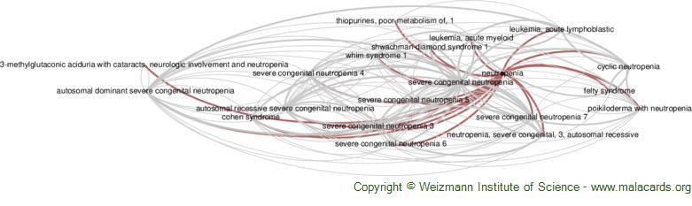 Diseases related to Neutropenia