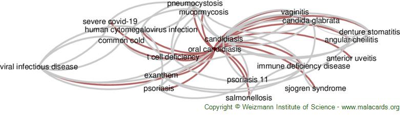 Diseases related to Oral Candidiasis