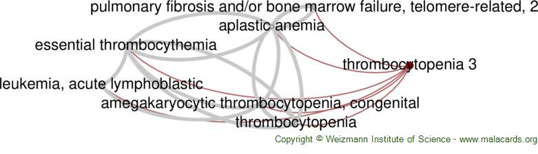 Diseases related to Thrombocytopenia 3