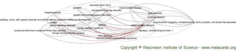 Diseases related to Verbal Auditory Agnosia